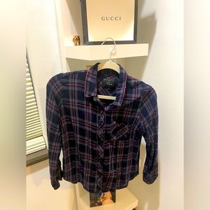 Rails plaid button down